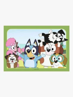 Spil & Puslespil-Ravensburger Puslespil Bluey 2x12 Brikker