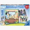 Spil & Puslespil-Ravensburger Puslespil Bluey 3x49 Brikker