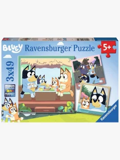 Spil & Puslespil-Ravensburger Puslespil Bluey 3x49 Brikker