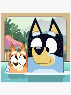 Spil & Puslespil-Ravensburger Puslespil Bluey 3x49 Brikker