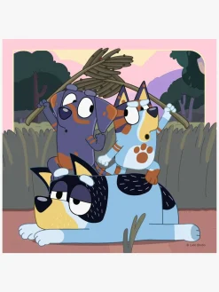 Spil & Puslespil-Ravensburger Puslespil Bluey 3x49 Brikker