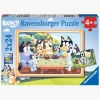 Spil & Puslespil-Ravensburger Puslespil Bluey 2x24 Brikker