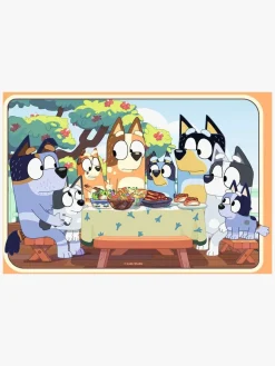 Spil & Puslespil-Ravensburger Puslespil Bluey 2x24 Brikker