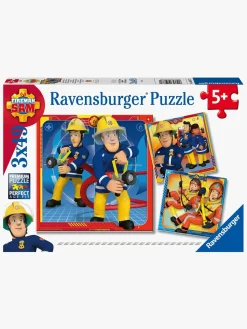 Spil & Puslespil-BrandmanSam2 Ravensburger Puslespil Brandmand Sam Til Undsætning! 3x49 Brikker