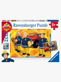Spil & Puslespil-Ravensburger Puslespil Brandmand Sam 2x12 Brikker