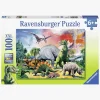 Spil & Puslespil-Ravensburger Puslespil Dinosaurer 100 Brikker