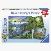 Spil & Puslespil-Ravensburger Puslespil Dinosaurer 3x49 Brikker