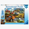 Spil & Puslespil-Ravensburger Puslespil Entreprenørmaskiner, 100 Brikker
