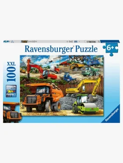 Spil & Puslespil-Ravensburger Puslespil Entreprenørmaskiner, 100 Brikker