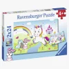 Spil & Puslespil-Ravensburger Puslespil Enhjørning 2x24 Brikker