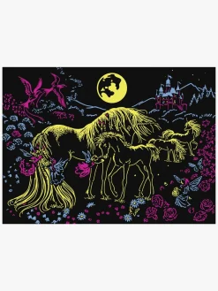 Spil & Puslespil-Ravensburger Puslespil Enhjørninger I Måneskinnet 100 Brikker