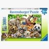 Spil & Puslespil-Ravensburger Puslespil Exotic Animals Selfie XXL 300 Brikker