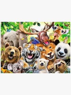 Spil & Puslespil-Ravensburger Puslespil Exotic Animals Selfie XXL 300 Brikker