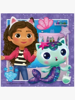 Spil & Puslespil-Ravensburger Puslespil Gabby's Dollhouse 3 x 49 Brikker