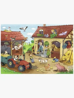 Spil & Puslespil-Ravensburger Puslespil Gårdsarbejde 2x12 Brikker