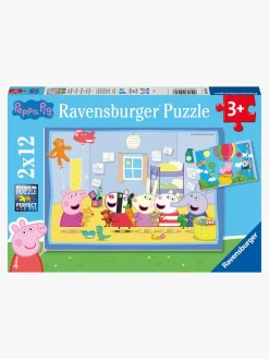 Spil & Puslespil-Ravensburger Puslespil, Gurli Gris 2x12 Brikker