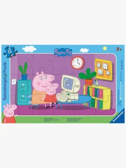 Spil & Puslespil-Ravensburger Puslespil Gurli Gris Foran Computeren, 15 Brikker