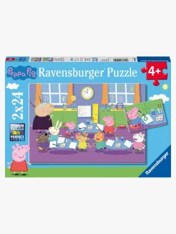 Spil & Puslespil-Ravensburger Puslespil Gurli Gris, 2X24 Brikker
