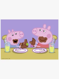 Spil & Puslespil-PeppaPig Ravensburger Puslespil Gurli Gris Familieliv 2x24