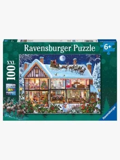 Spil & Puslespil-Ravensburger Puslespil Jul Hjemme, 100 Brikker