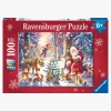 Spil & Puslespil-Ravensburger Puslespil Jul i Skoven, 100 Brikker