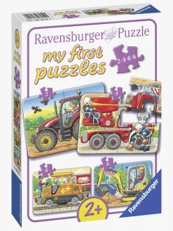 Spil & Puslespil-Ravensburger Puslespil Køretøjer 2, 4, 6 & 8 Brikker