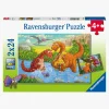 Spil & Puslespil-Ravensburger Puslespil Legende Dinosaur 2x24 Brikker