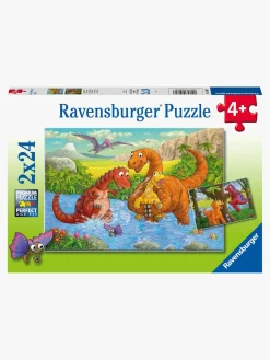 Spil & Puslespil-Ravensburger Puslespil Legende Dinosaur 2x24 Brikker