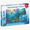 Spil & Puslespil-Ravensburger Puslespil Liv i Havet 3x49 Brikker