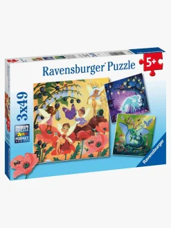 Spil & Puslespil-Ravensburger Puslespil Magiske Karakterer, 3X49 Brikker