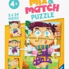 Spil & Puslespil-Ravensburger Puslespil Mix & Match Farverigt Tøj 3x24 Brikker