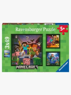 Spil & Puslespil-Ravensburger Puslespil Minecraft Biomes 3x49 Brikker