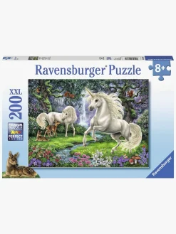 Spil & Puslespil-Ravensburger Puslespil Mystiske Enhjørninger 200 Brikker