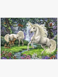 Spil & Puslespil-Ravensburger Puslespil Mystiske Enhjørninger 200 Brikker