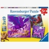 Spil & Puslespil-Ravensburger Puslespil Mythical Majesty 3x49 Brikker