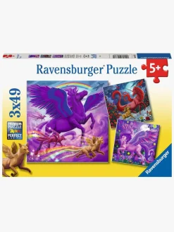 Spil & Puslespil-Ravensburger Puslespil Mythical Majesty 3x49 Brikker