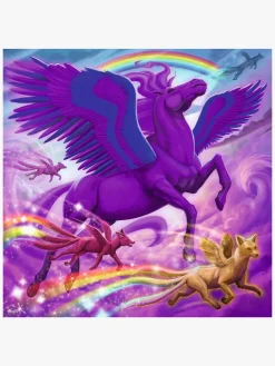 Spil & Puslespil-Ravensburger Puslespil Mythical Majesty 3x49 Brikker