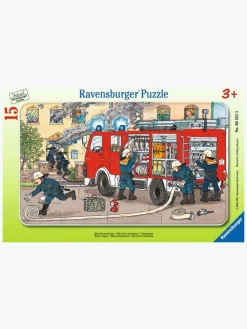 Spil & Puslespil-Ravensburger Puslespil My Fire Engine 15 Brikker