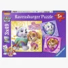 Spil & Puslespil-Ravensburger Puslespil Paw Patrol Glamourous Girls 3x49 Brikker
