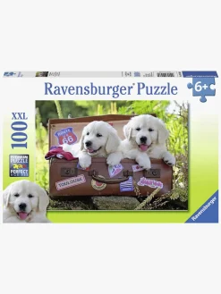 Spil & Puslespil-Ravensburger Puslespil Rejsende Hundehvalpe 100 Brikker