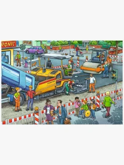 Spil & Puslespil-Ravensburger Puslespil Road Construction Site 2x12 Brikker