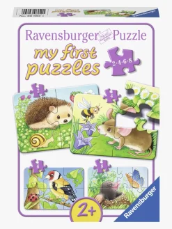 Spil & Puslespil-Ravensburger Puslespil Skovdyr 2, 4, 6 & 8 Brikker