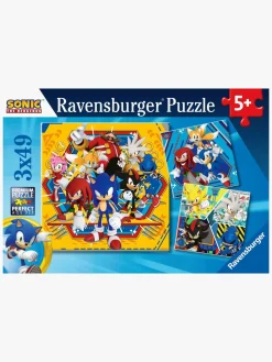 Spil & Puslespil-Ravensburger Puslespil Sonic Core 3x49 Brikker