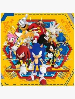 Spil & Puslespil-Ravensburger Puslespil Sonic Core 3x49 Brikker