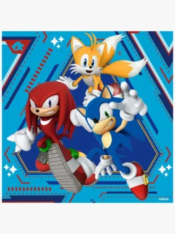 Spil & Puslespil-Ravensburger Puslespil Sonic Core 3x49 Brikker