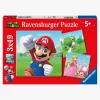 Spil & Puslespil-Ravensburger Puslespil Super Mario, 3X49 Brikker