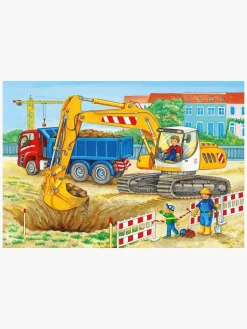 Spil & Puslespil-Ravensburger Puslespil Traktor & Gravemaskine 2x12 Brikker