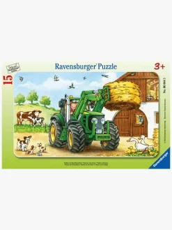 Spil & Puslespil-Ravensburger Puslespil Traktor På Bondegården 15 Brikker