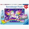 Spil & Puslespil-Ravensburger Puslespil Unicorn & Pegasus 2x24 Brikker