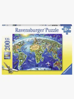 Spil & Puslespil-Ravensburger Puslespil Verdens Landmærker 200 Brikker